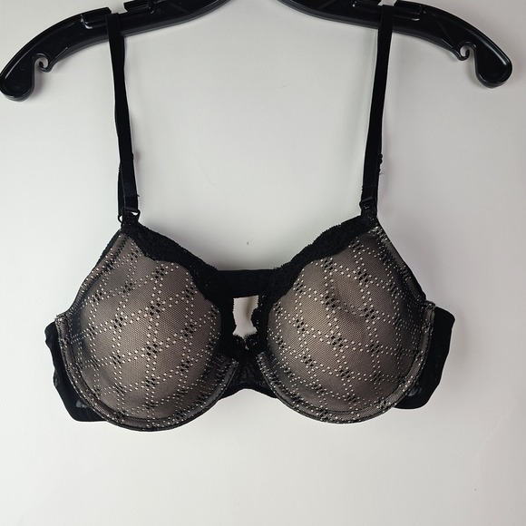 Gilligan & O'Malley Other - Gilligan & O'Malley Bra 36B Black Lace‎ Underwire Adjustable Clasp